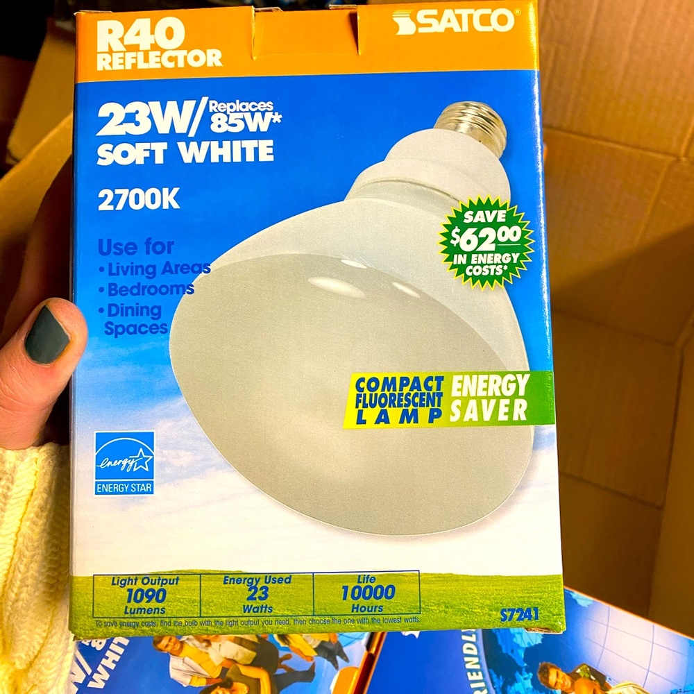 Satco R40 Reflector awesome light